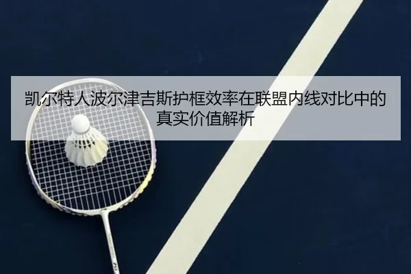 凯尔特人波尔津吉斯护框效率在联盟内线对比中的真实价值解析